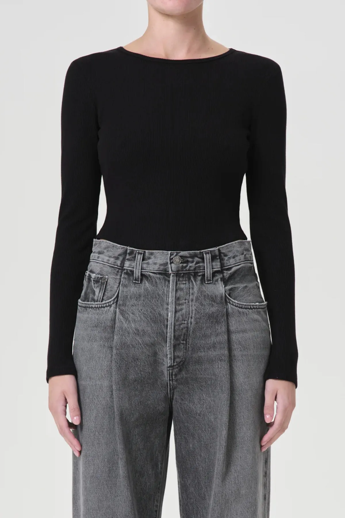 Nova Long Sleeve Tee in Americano