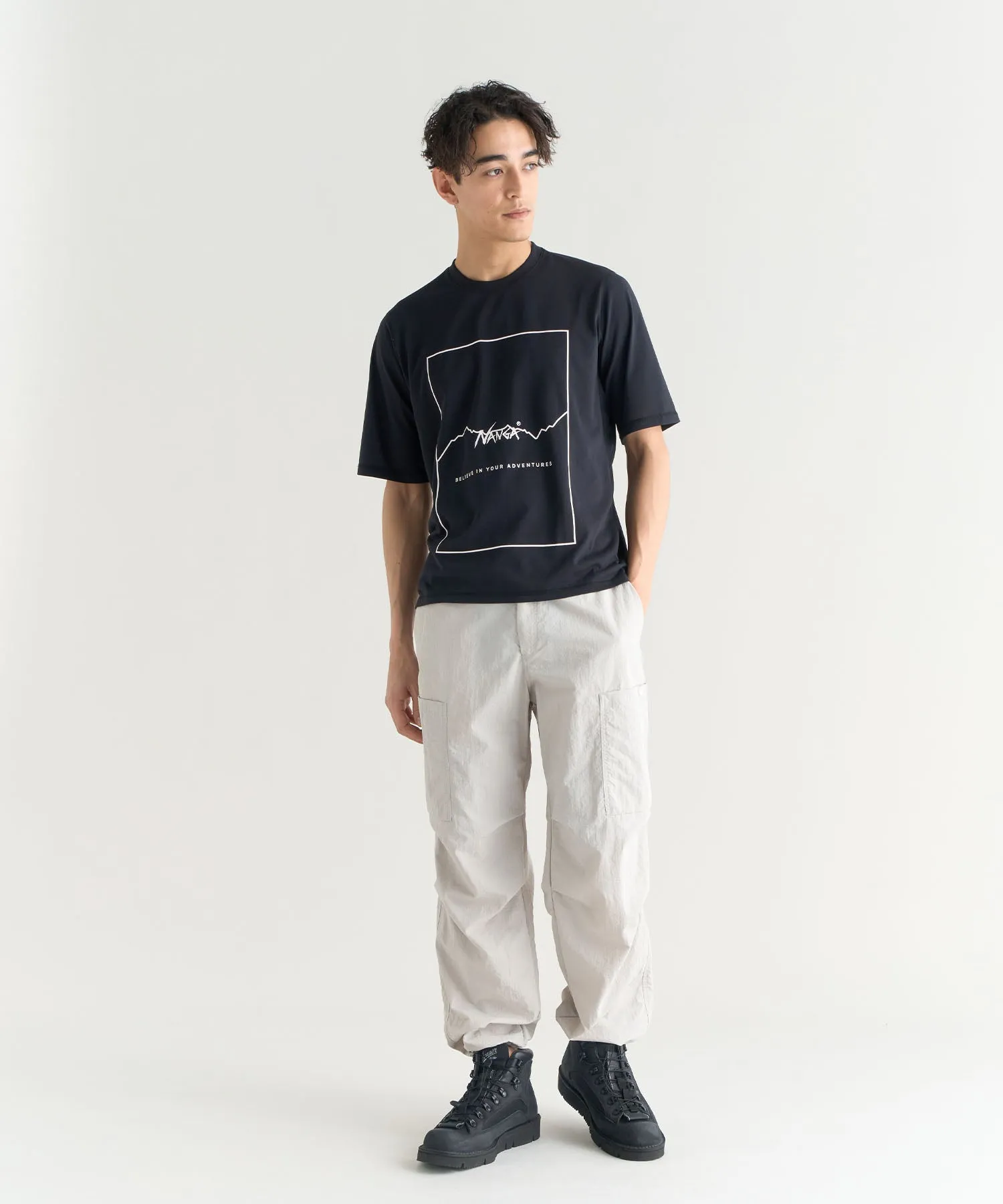 NYLON TUSSER CARGO PANTS(MEN)