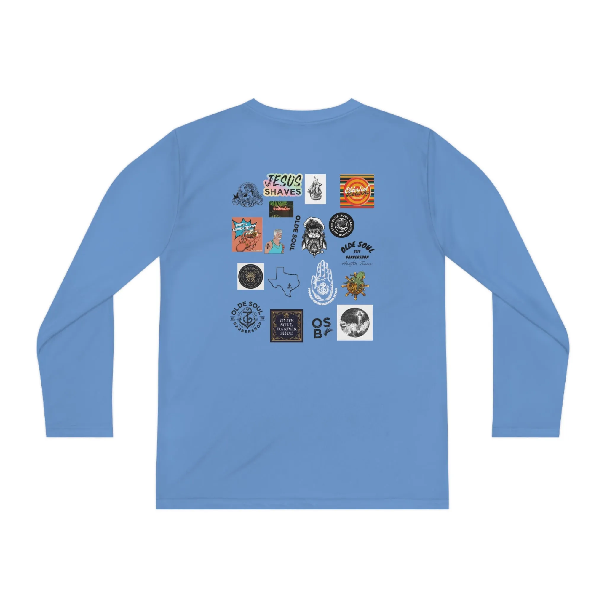 Olde Soul Stickers Kids Long Sleeve Tee