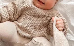 Organic Oatmeal Knit Sweater