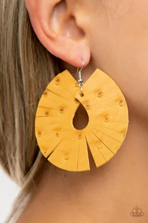Paparazzi Palm Islands Earrings Yellow