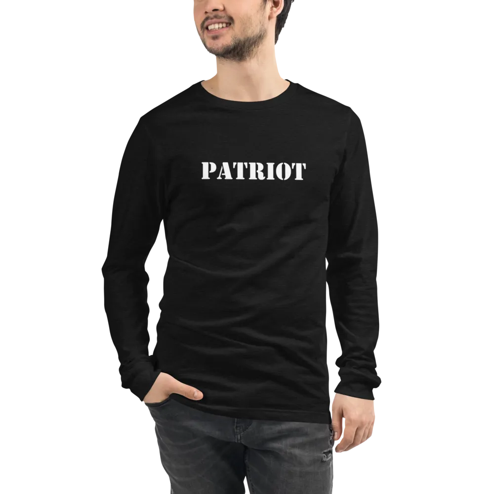 PATRIOT White Long Sleeve T-Shirt