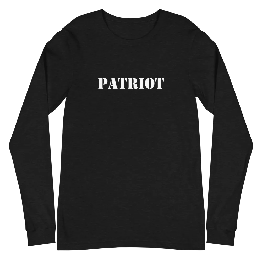 PATRIOT White Long Sleeve T-Shirt