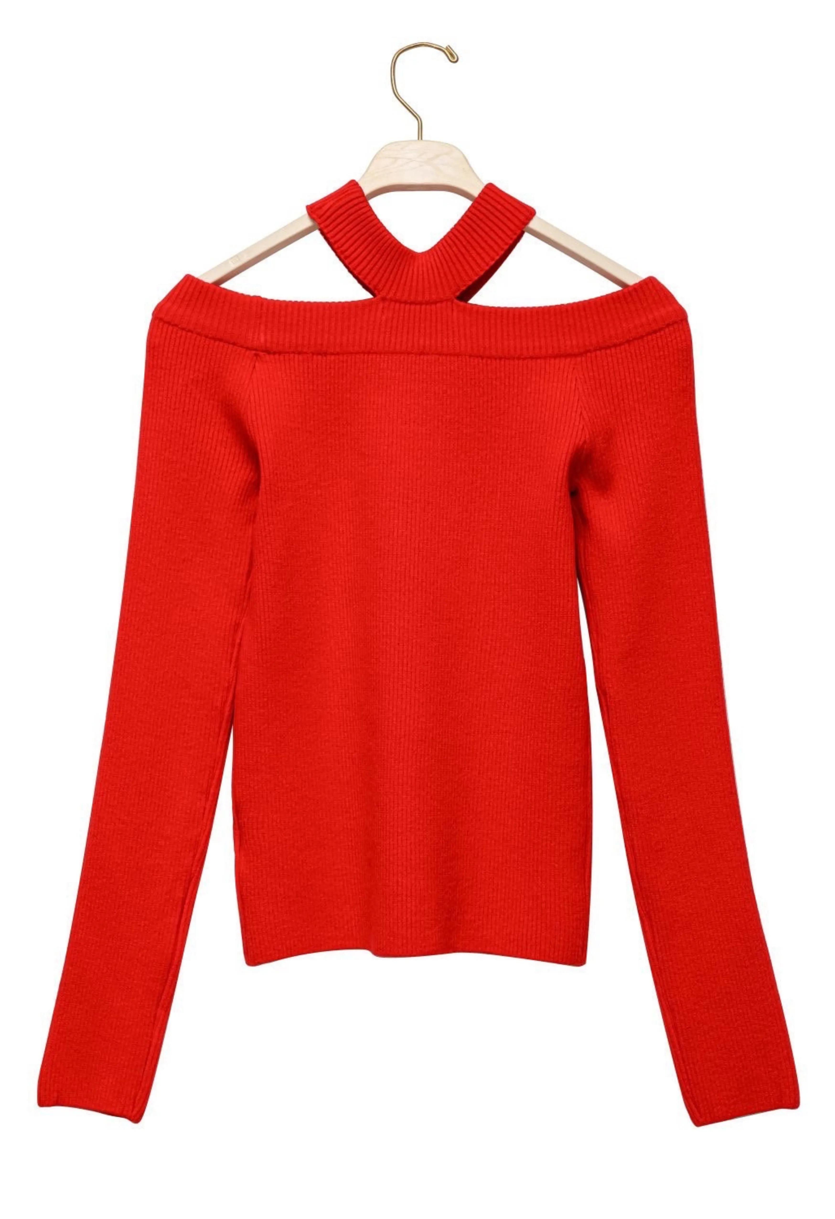 Peppe Ribbed Cutout Sweater