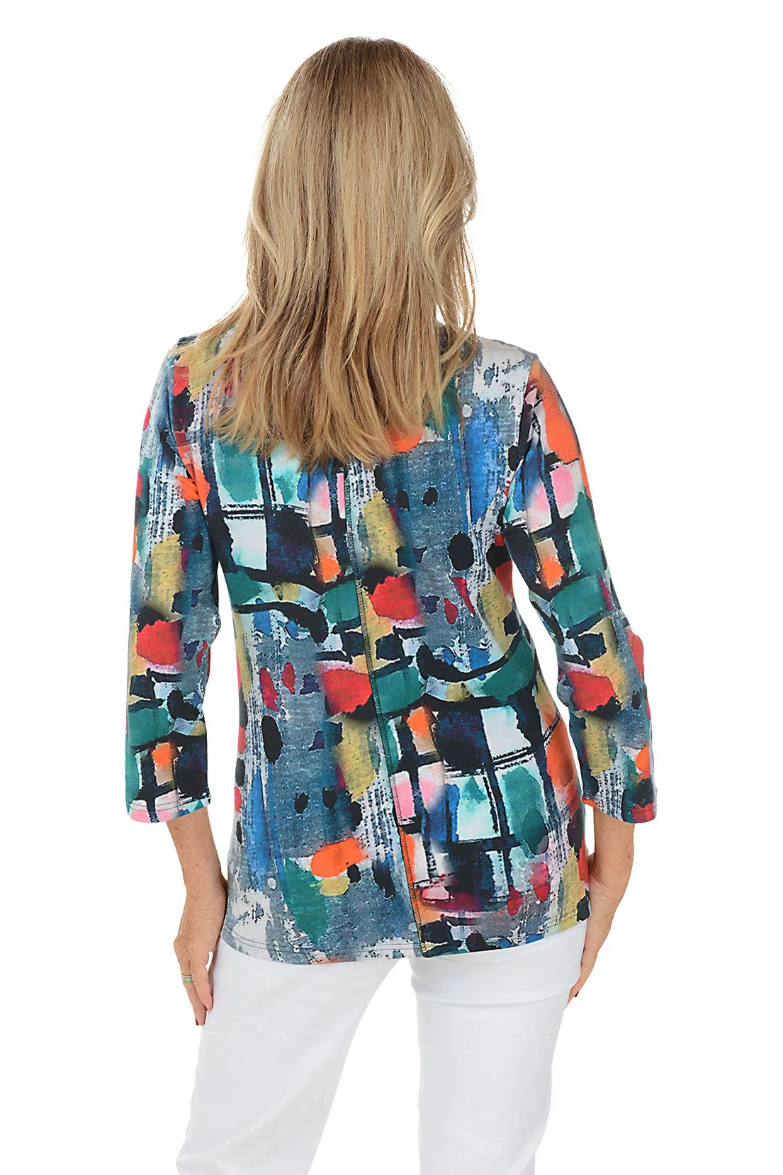 Petite Orly Double Pocket Knit Top