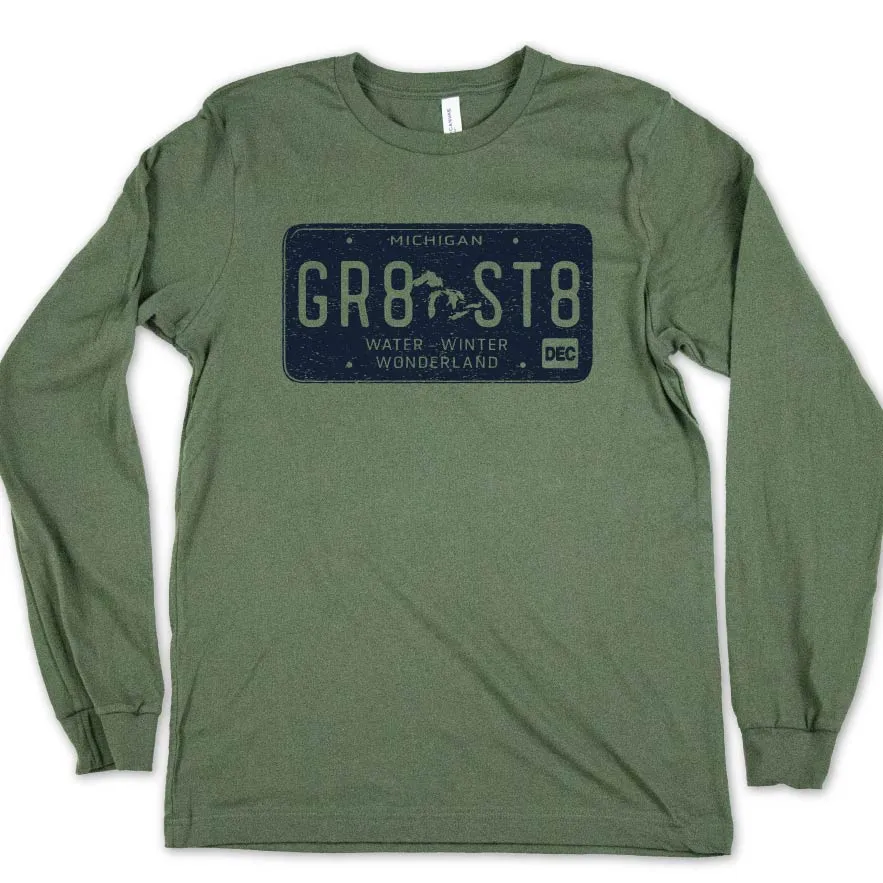 Plate long sleeve tee