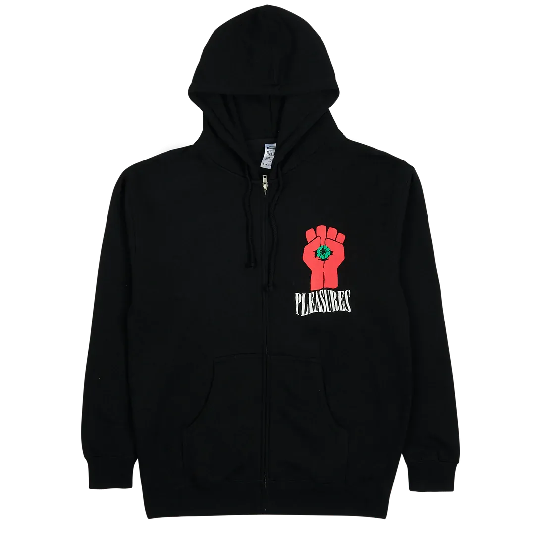 Pleasures HST Zip Hoodie 'Black'