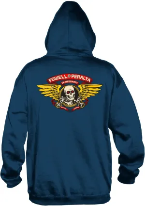 Powell Peralta - Winged Ripper Mens Hoodie Navy