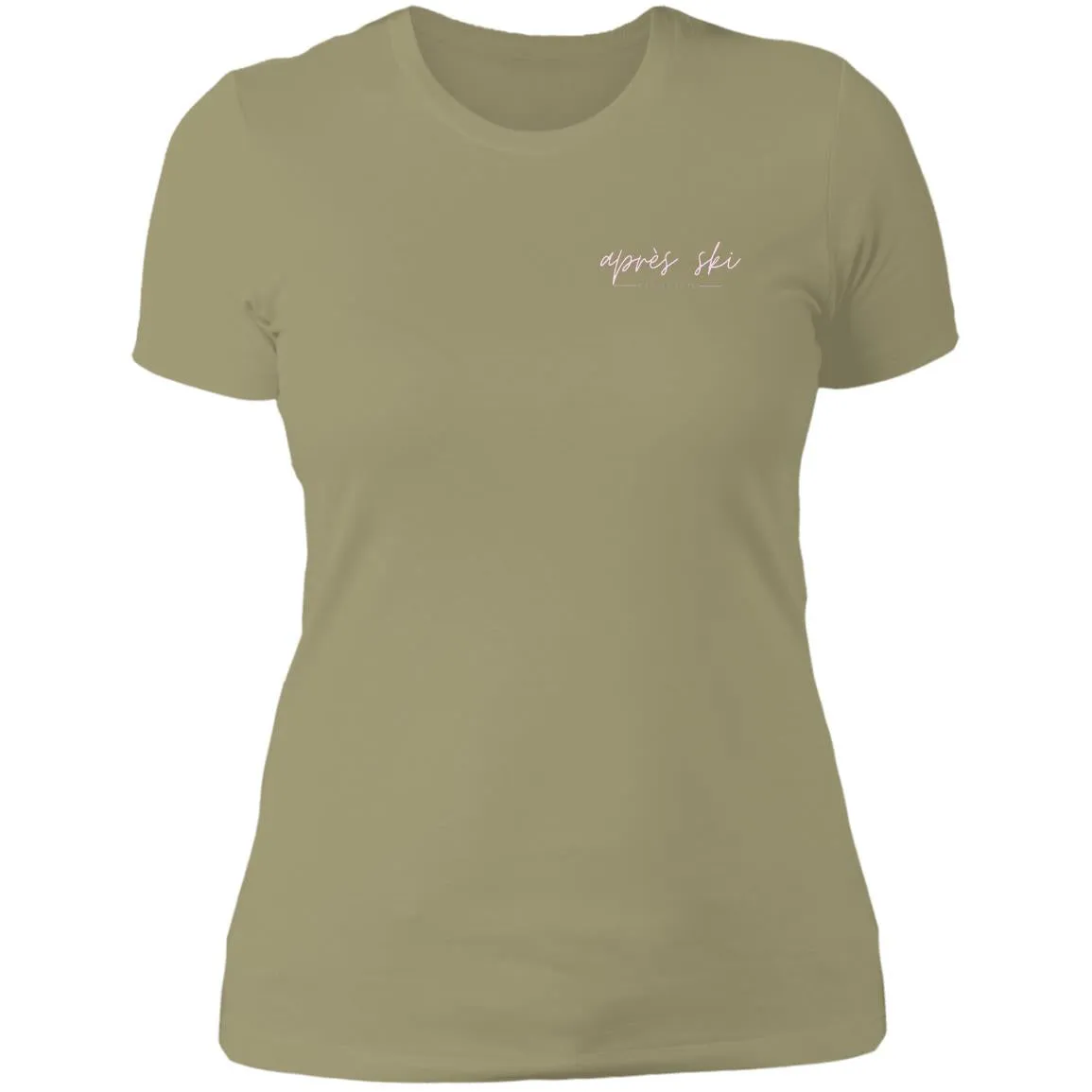 "Big Mountain Back-PINK" Ladies' Boyfriend T-Shirt