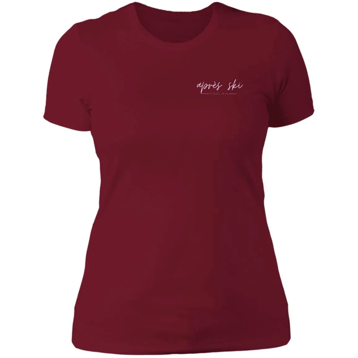 "Big Mountain Back-PINK" Ladies' Boyfriend T-Shirt