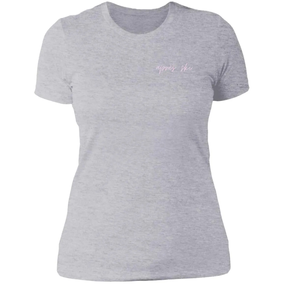 "Big Mountain Back-PINK" Ladies' Boyfriend T-Shirt