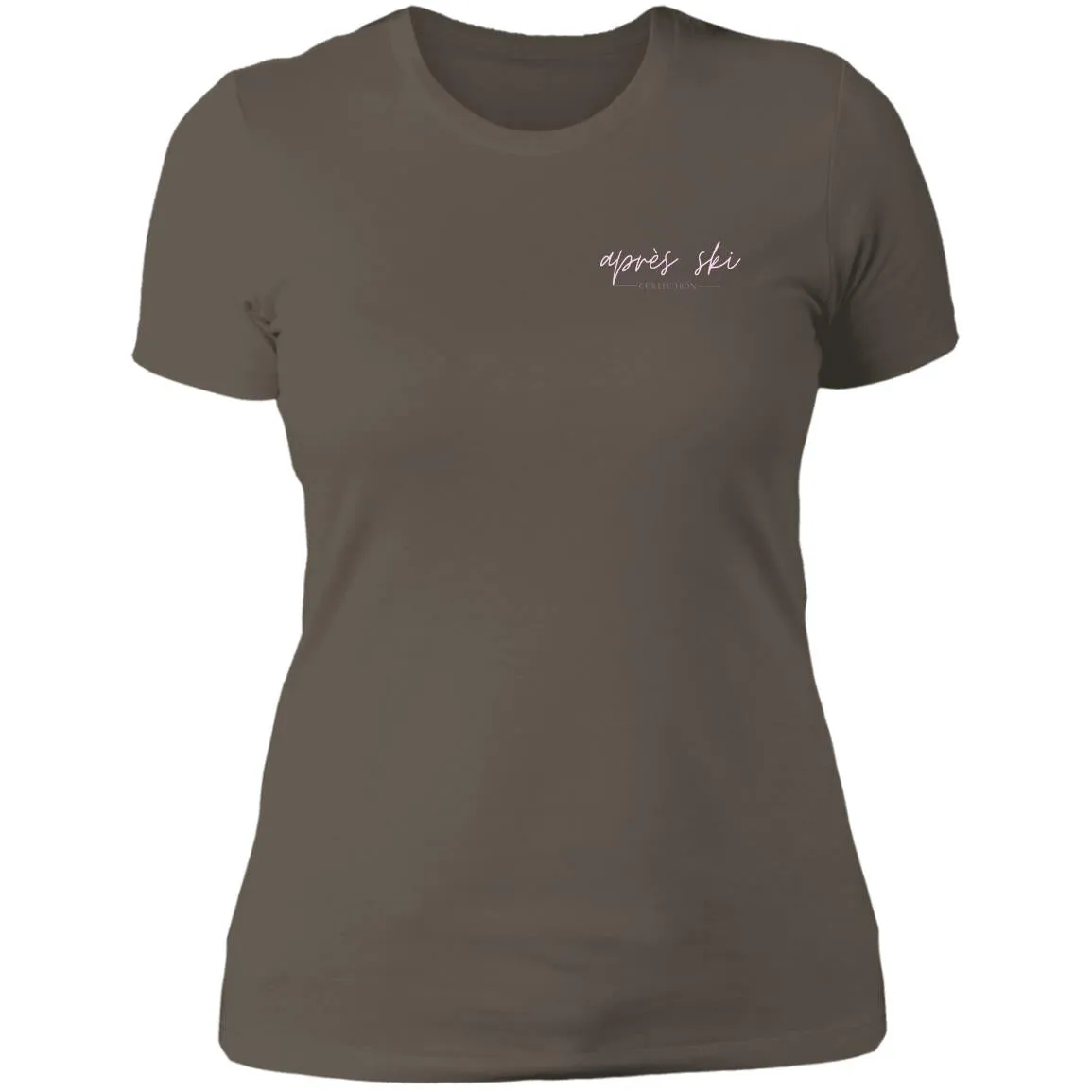 "Big Mountain Back-PINK" Ladies' Boyfriend T-Shirt