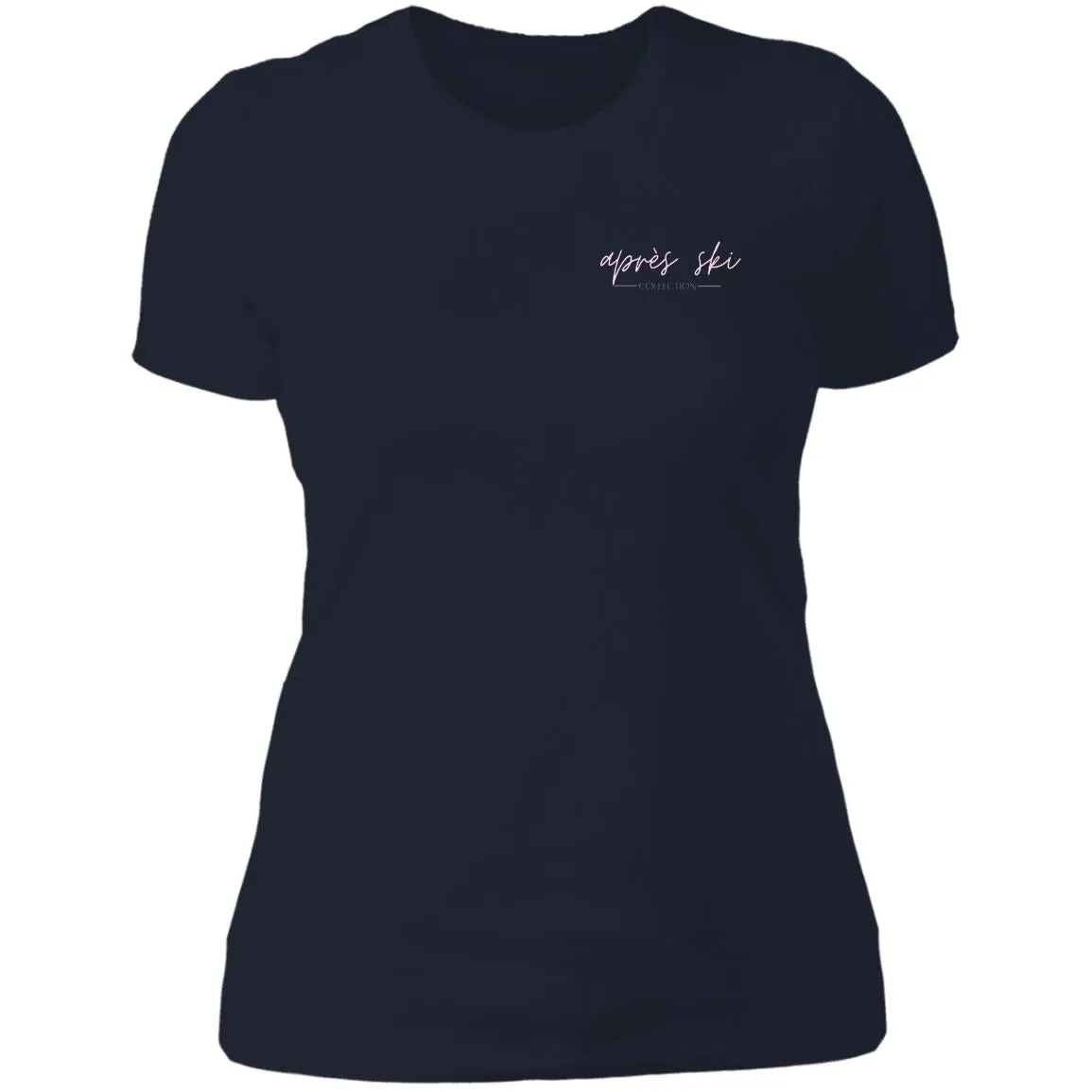 "Big Mountain Back-PINK" Ladies' Boyfriend T-Shirt
