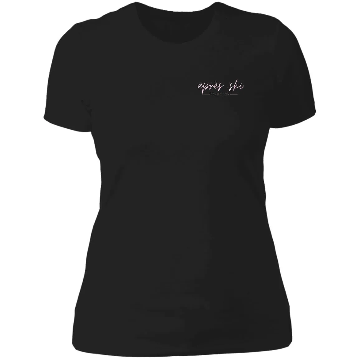 "Big Mountain Back-PINK" Ladies' Boyfriend T-Shirt