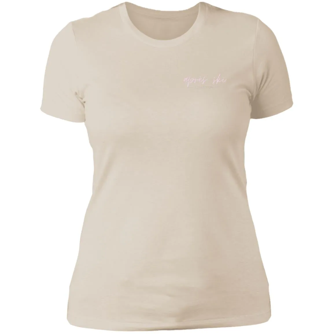 "Big Mountain Back-PINK" Ladies' Boyfriend T-Shirt