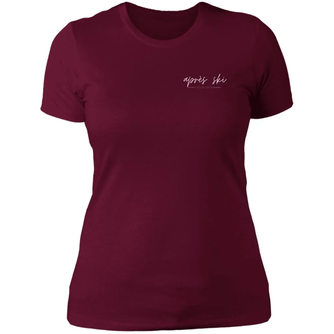"Big Mountain Back-PINK" Ladies' Boyfriend T-Shirt
