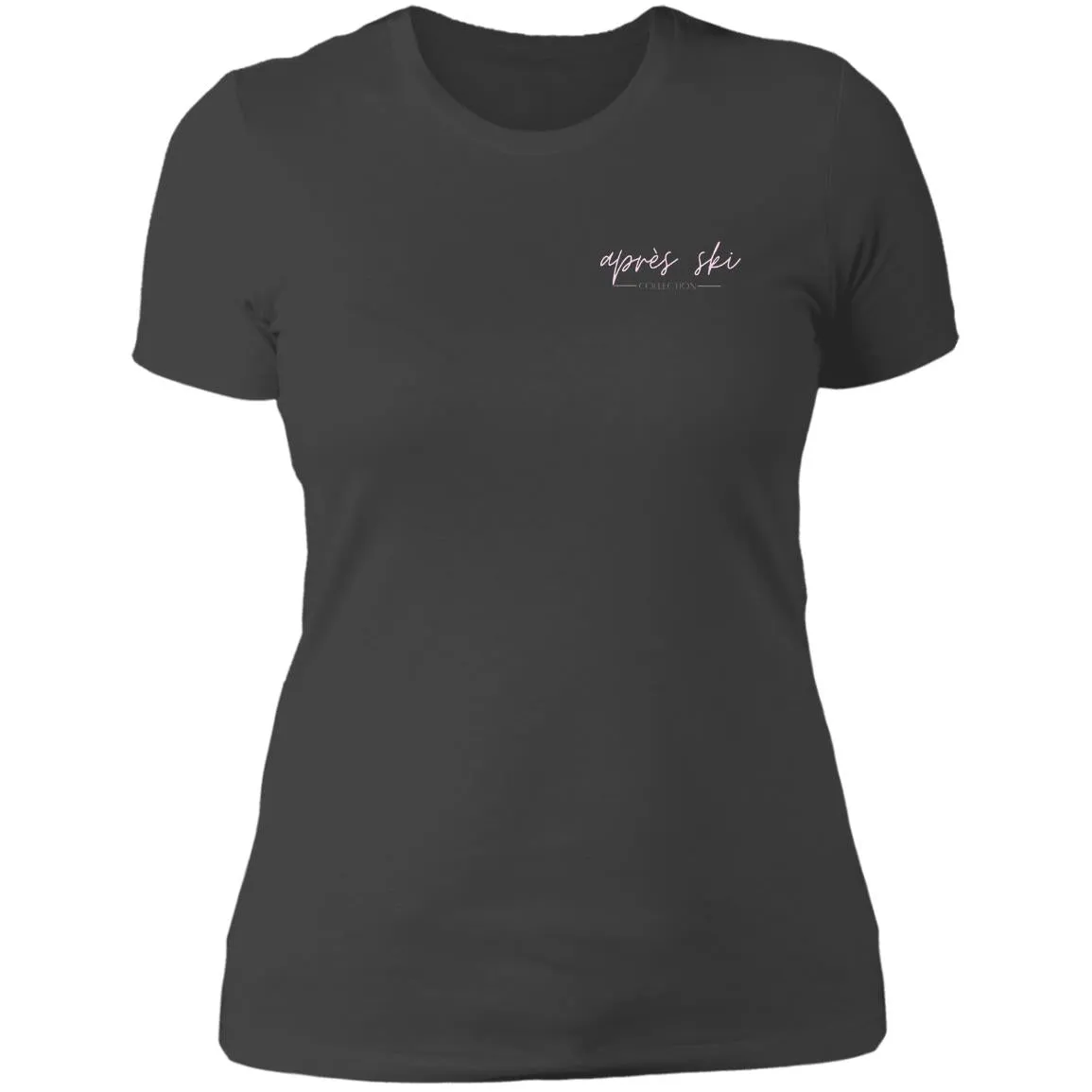 "Big Mountain Back-PINK" Ladies' Boyfriend T-Shirt