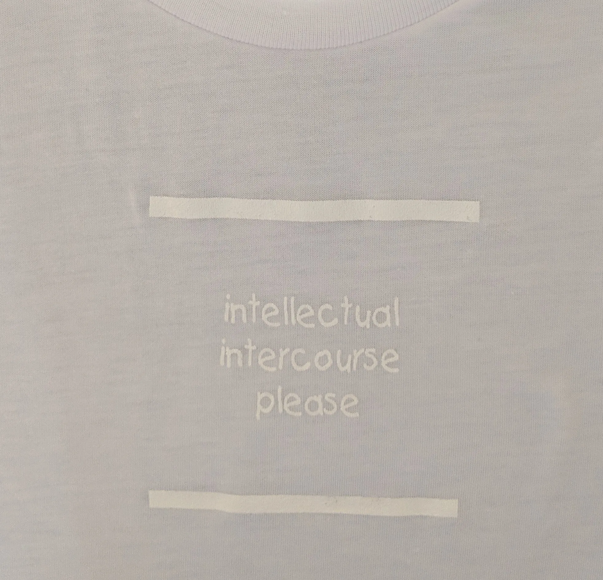 "INTELLECTUAL" T-Shirt White