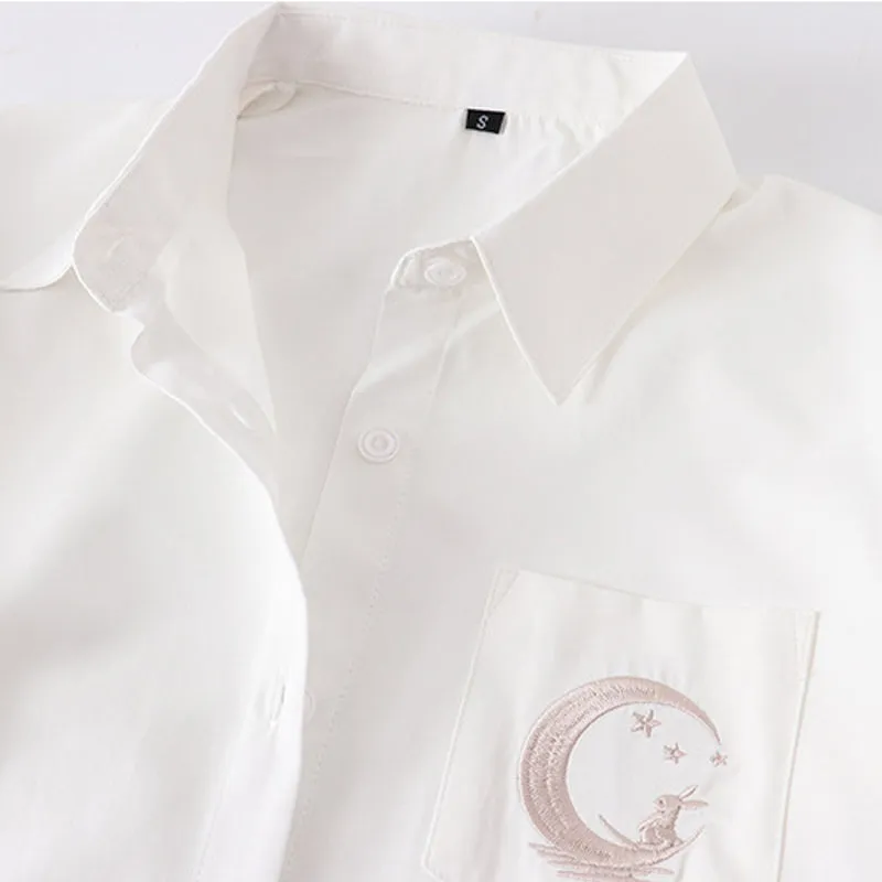 "JK EMBROIDERED BLACK/WHITE" SHIRT N073004