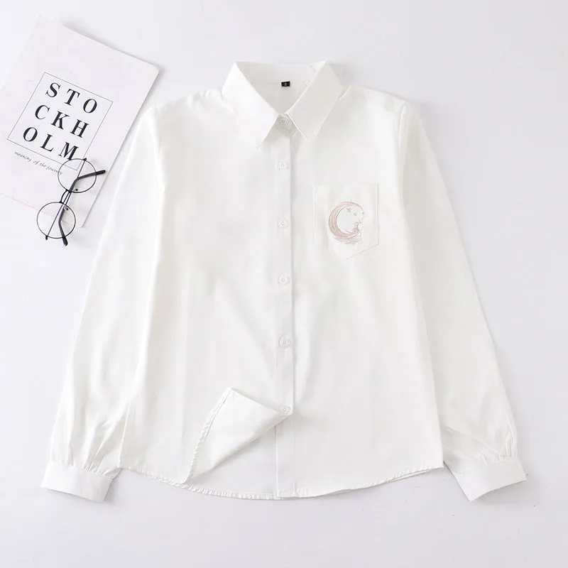 "JK EMBROIDERED BLACK/WHITE" SHIRT N073004