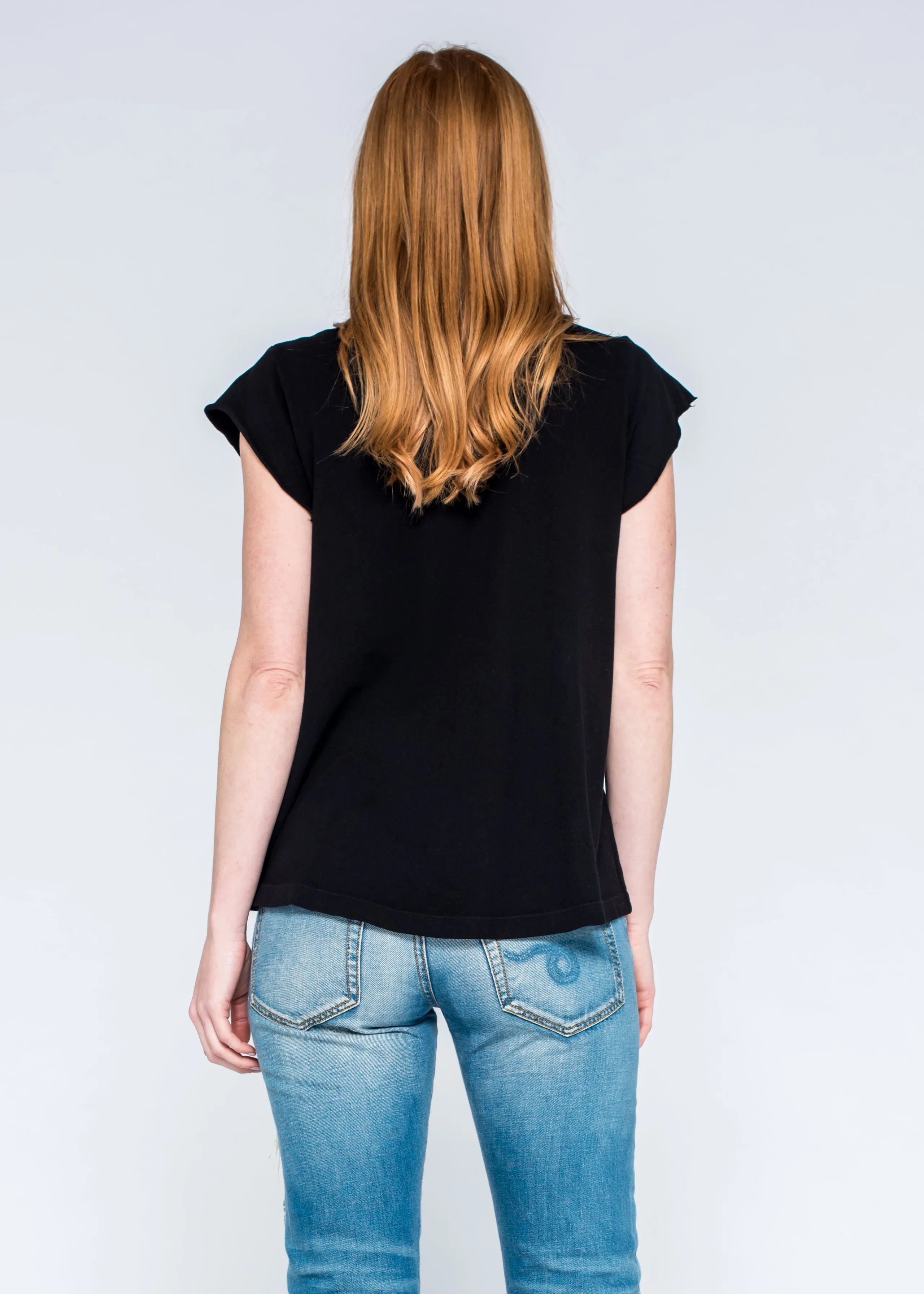 Raw Soft Short Sleeve Scoop Neck Tee