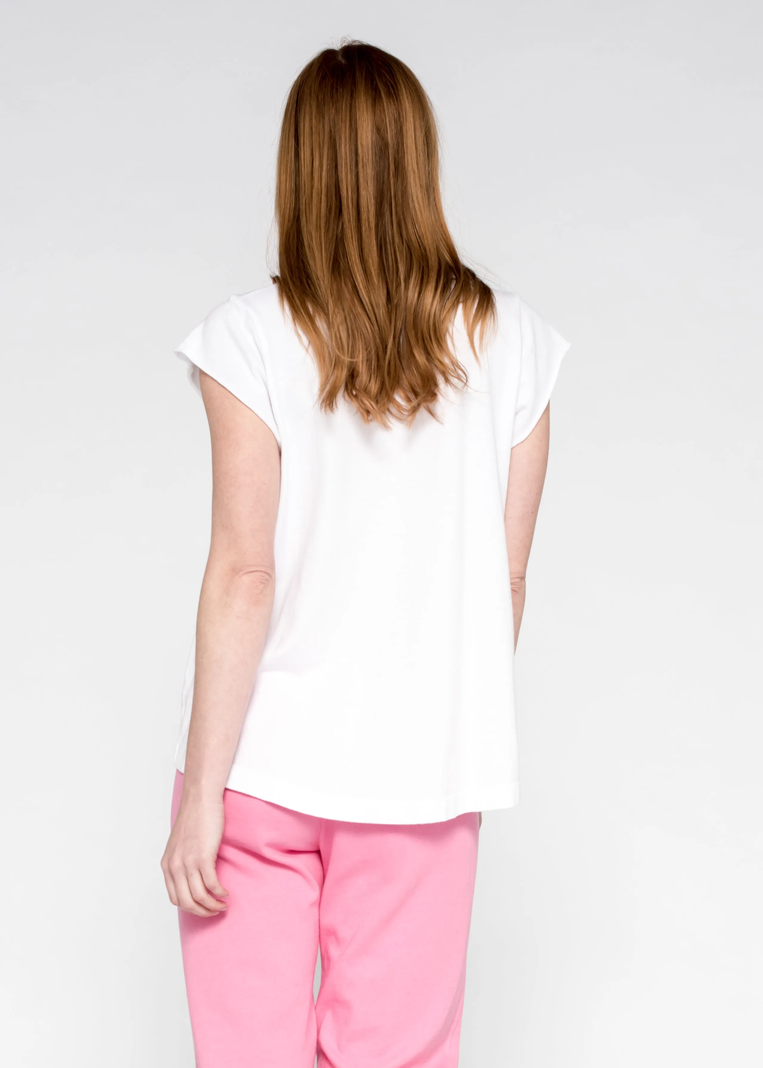 Raw Soft Short Sleeve Scoop Neck Tee