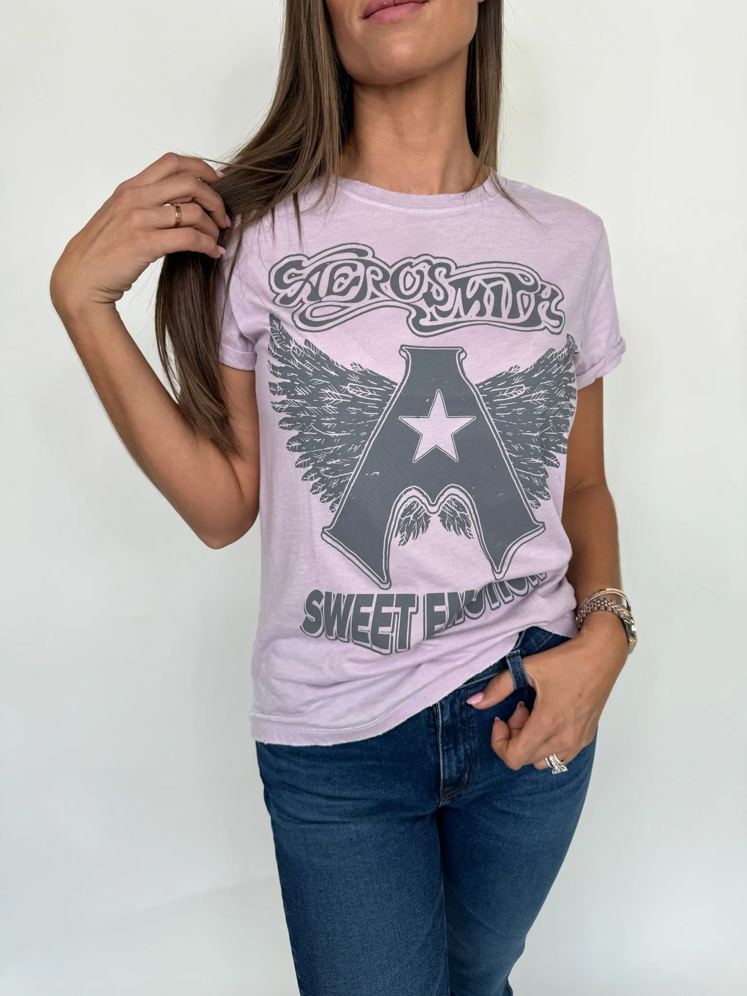 Recycled Karma Aerosmith Sweet Emotion Burnout Tee