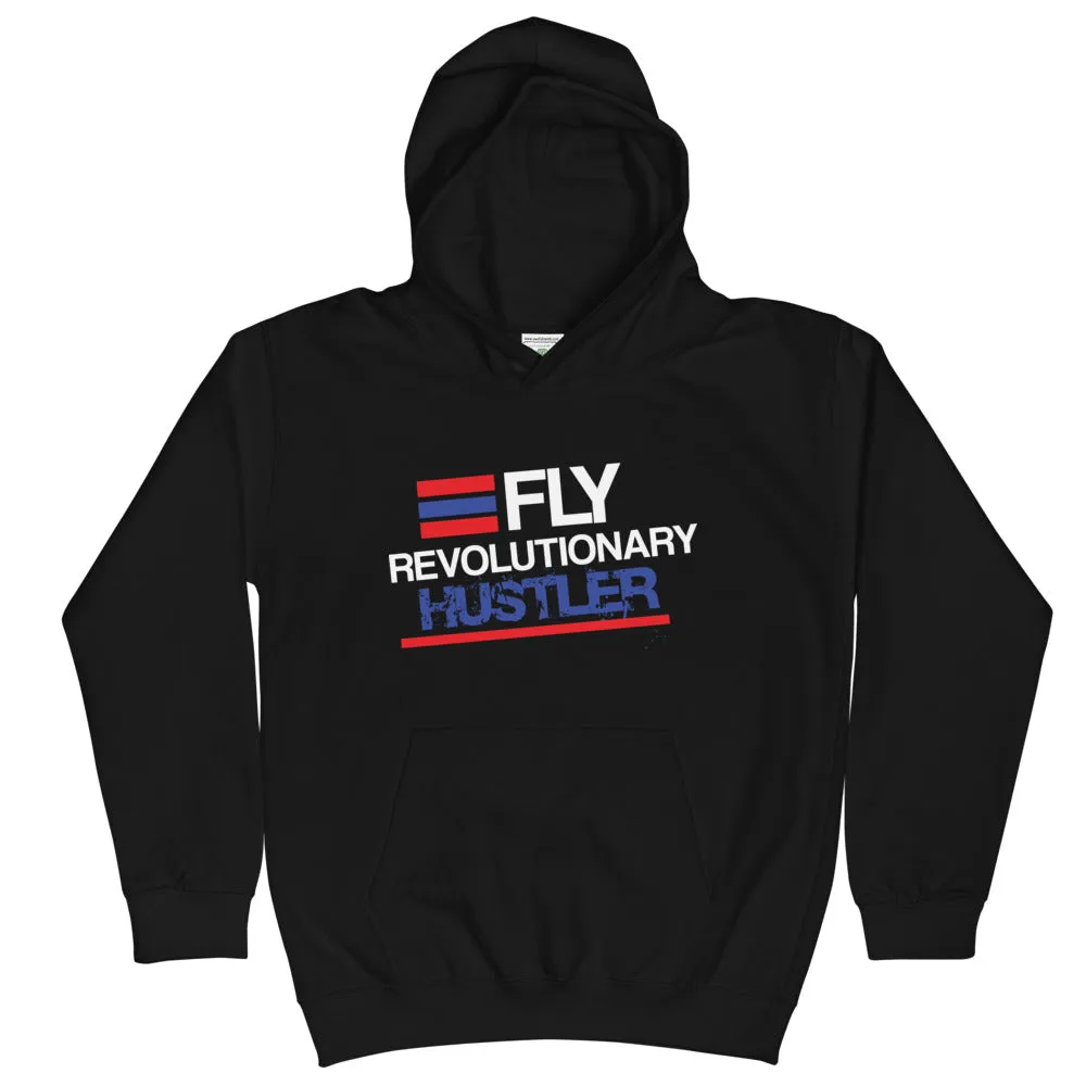Red White and Blue Graphic Kids Hoodie.