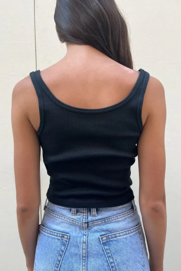 Ribbed Crop Tank