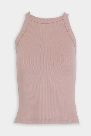 Ribbed Dylan Tank in Nude