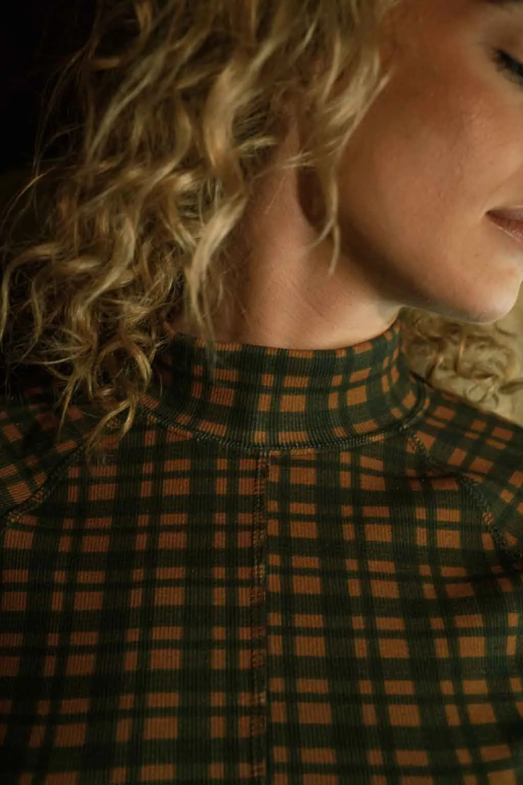 Ribbed Mock Neck - Town & Country
