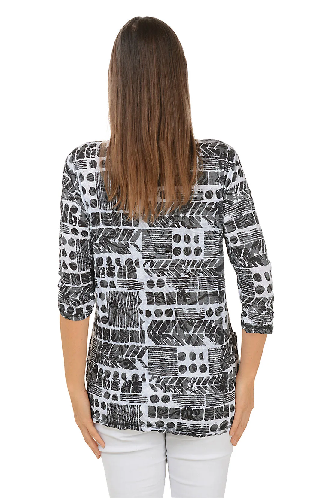 Road Trip Double Pocket Crinkle Top