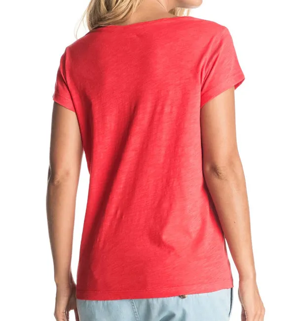 Roxy Bobby Twist Touch of Mex T-Shirt - Hibiscus