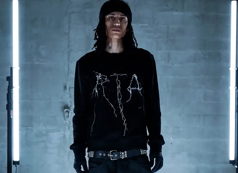 RTA Charles | Black Cracked Logo