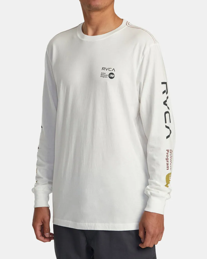 RVCA Mens ANP Long Sleeve T-Shirt