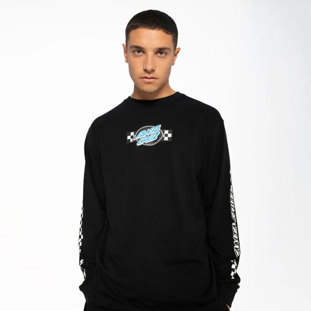 Santa Cruz Contest Oval Front Long Sleeve T-Shirt