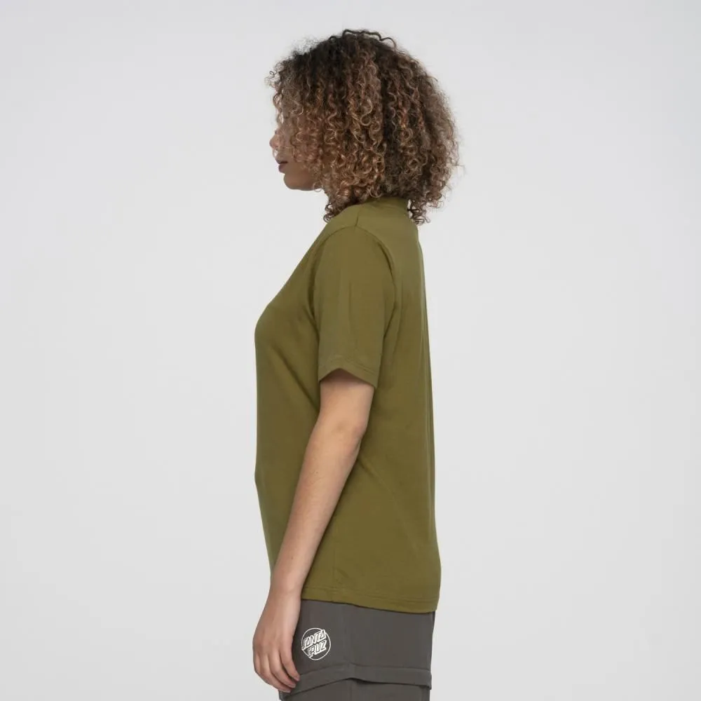 Santa Cruz Womens T-Shirt Foliage Dot T-Shirt - Moss