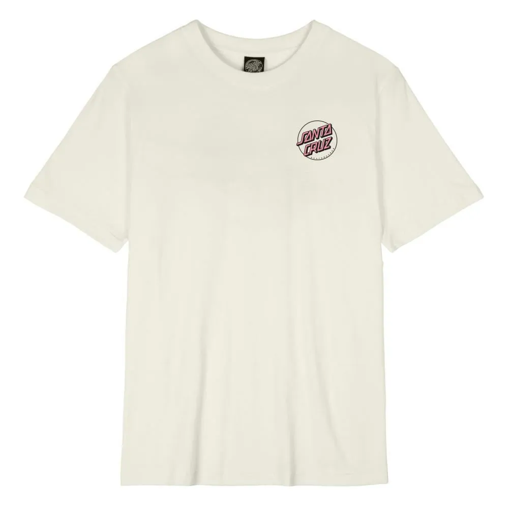 Santa Cruz Womens T-Shirt Partial Dot - Off White