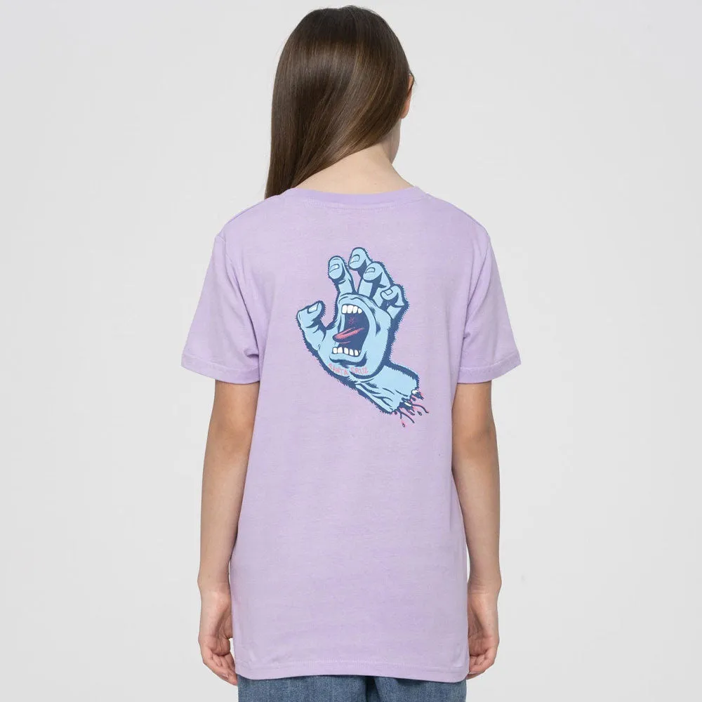 Santa Cruz Youth Rigid Screaming Hand T-Shirt