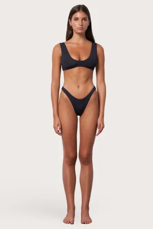 Scoop Bikini Top - Moonless Night