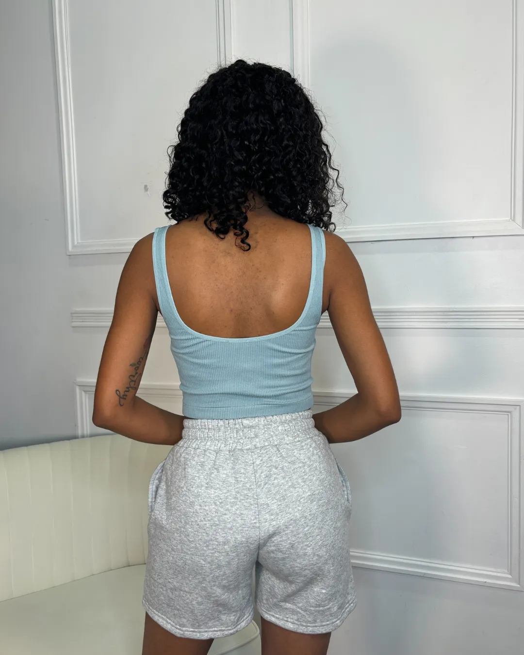 Seamed Under Bust Top
