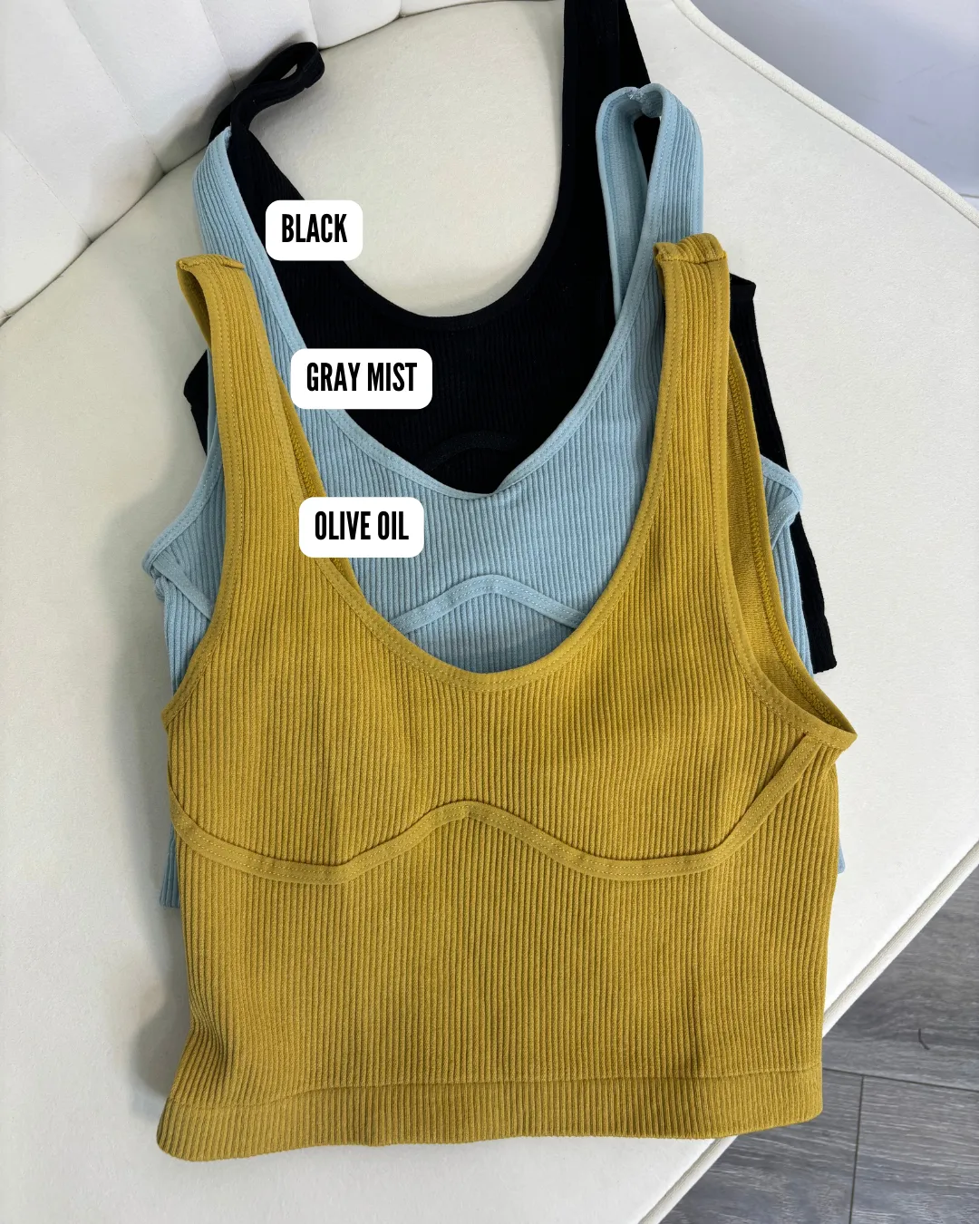 Seamed Under Bust Top
