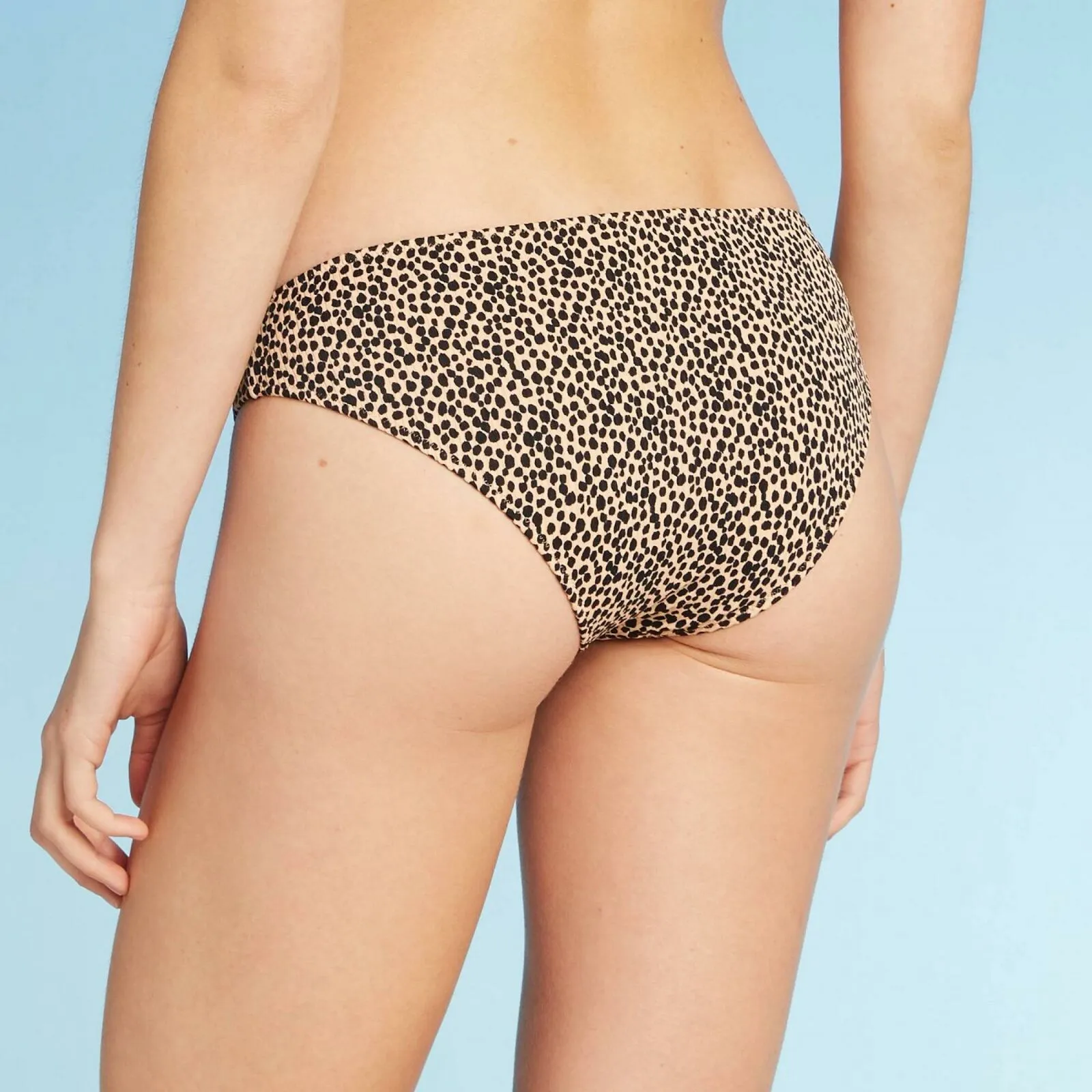 Shade & Shore Women's Ribbed Cheeky Bikini Bottom