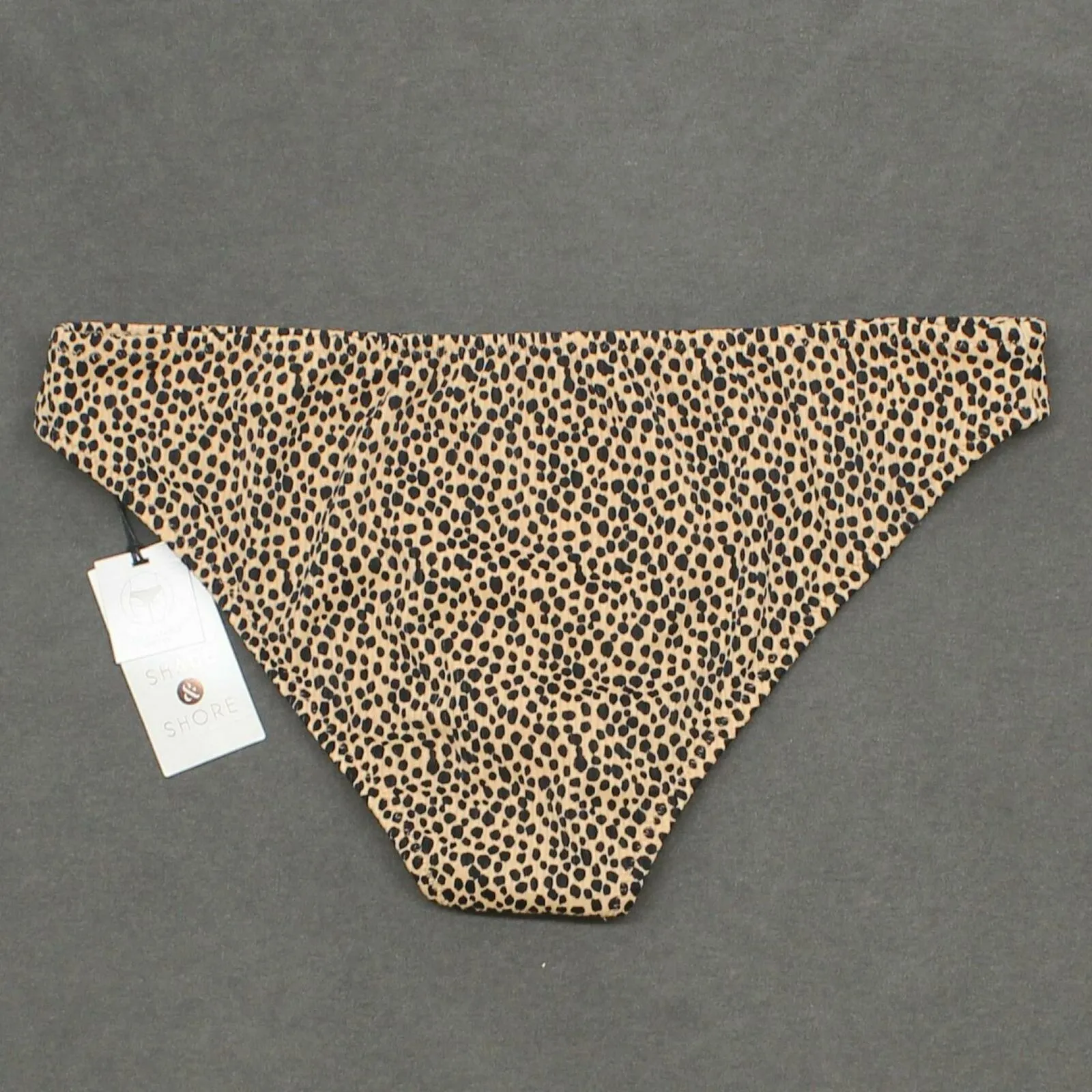 Shade & Shore Women's Ribbed Cheeky Bikini Bottom