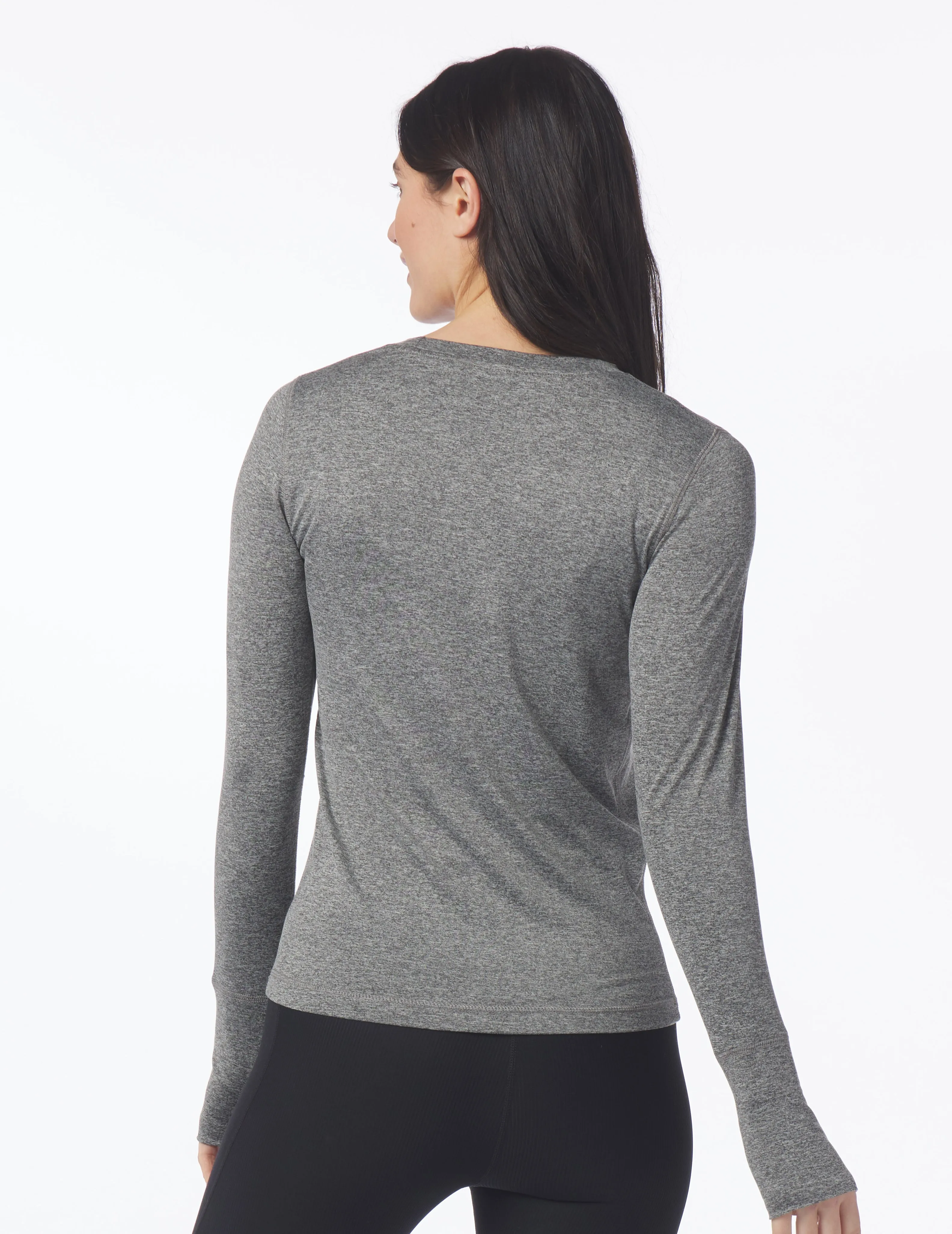 Simplicity Long Sleeve: Black Heather