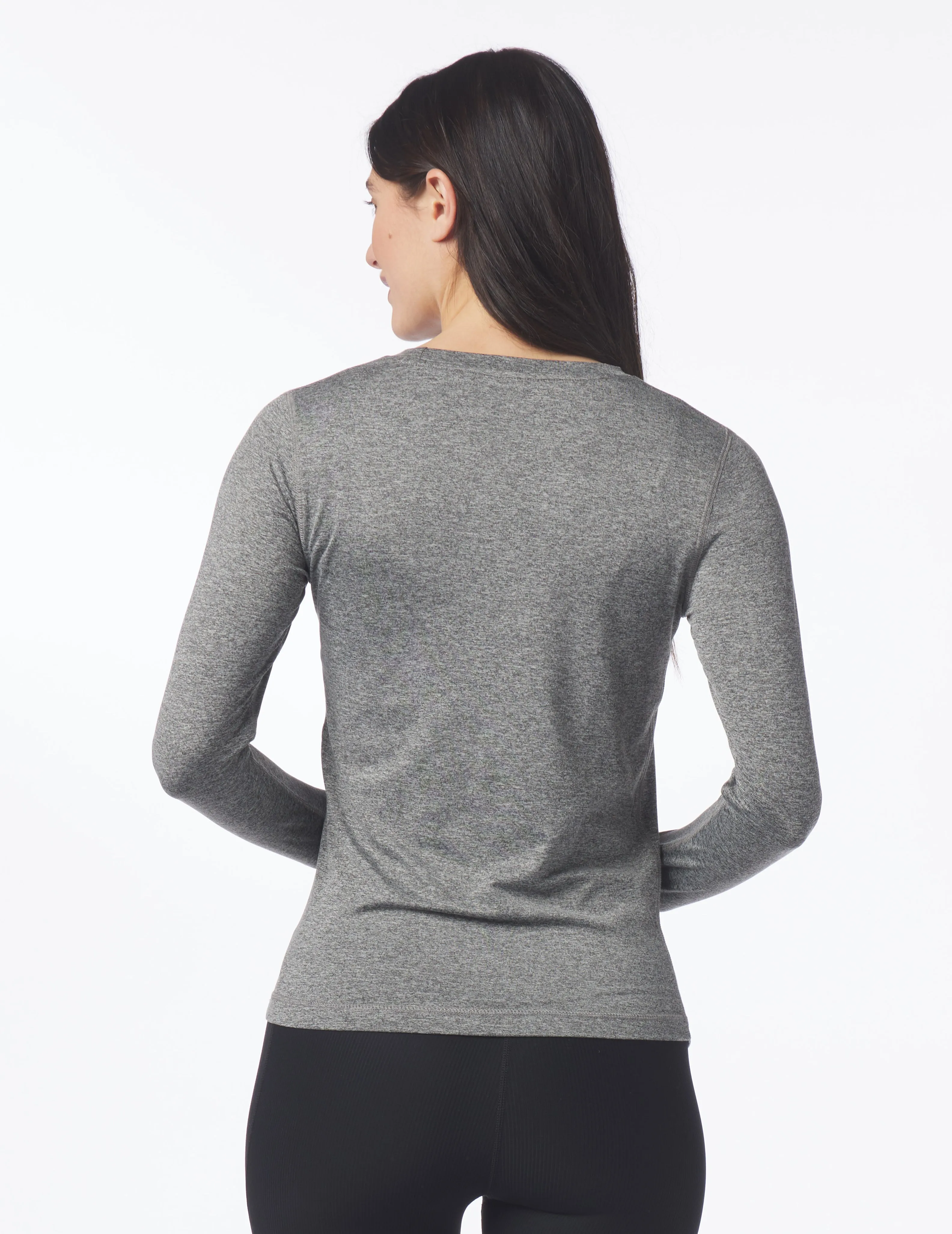 Simplicity Long Sleeve: Black Heather