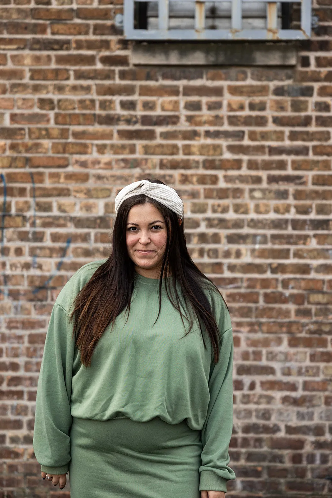 skylar top in pistachio