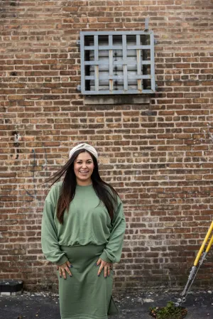 skylar top in pistachio