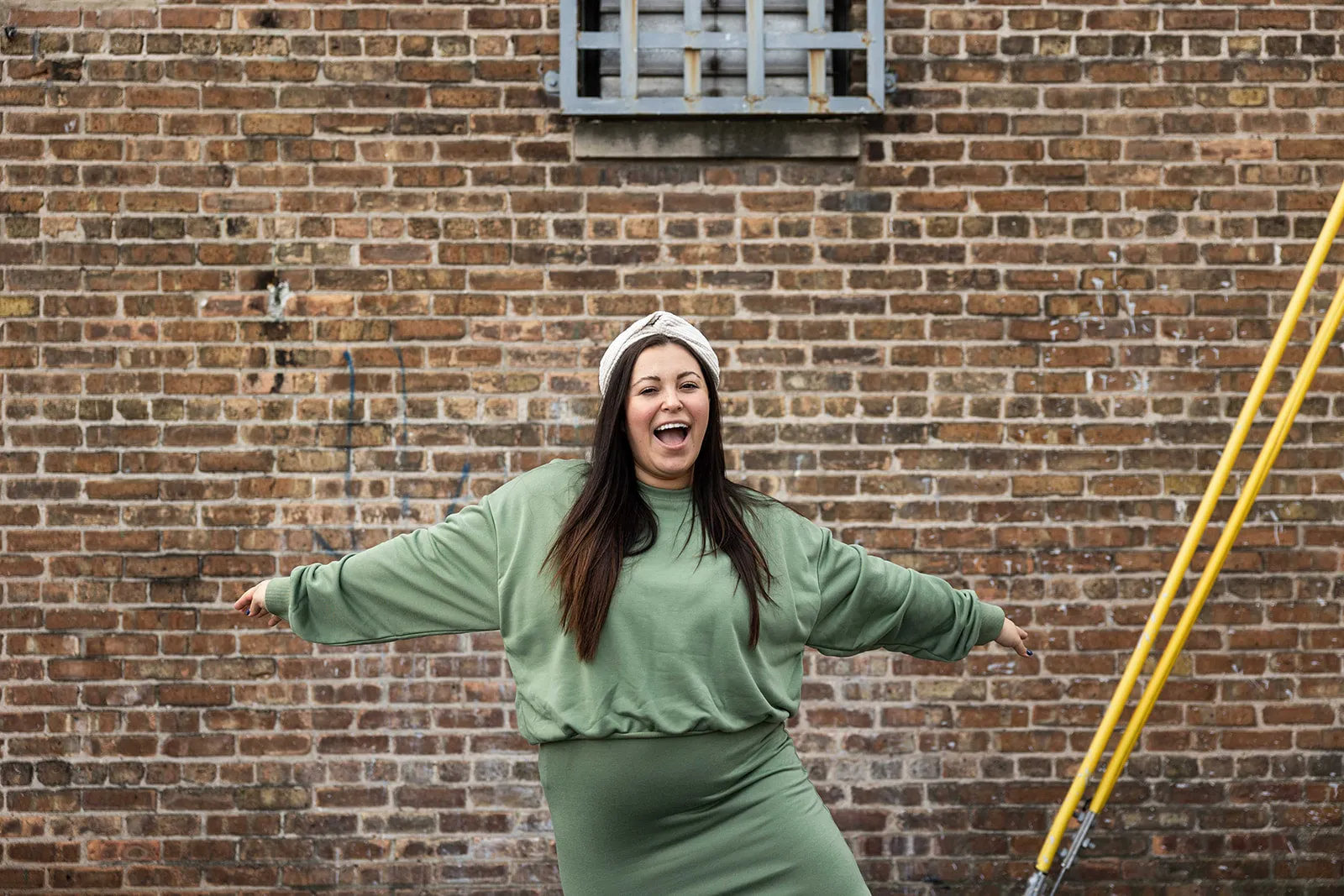 skylar top in pistachio