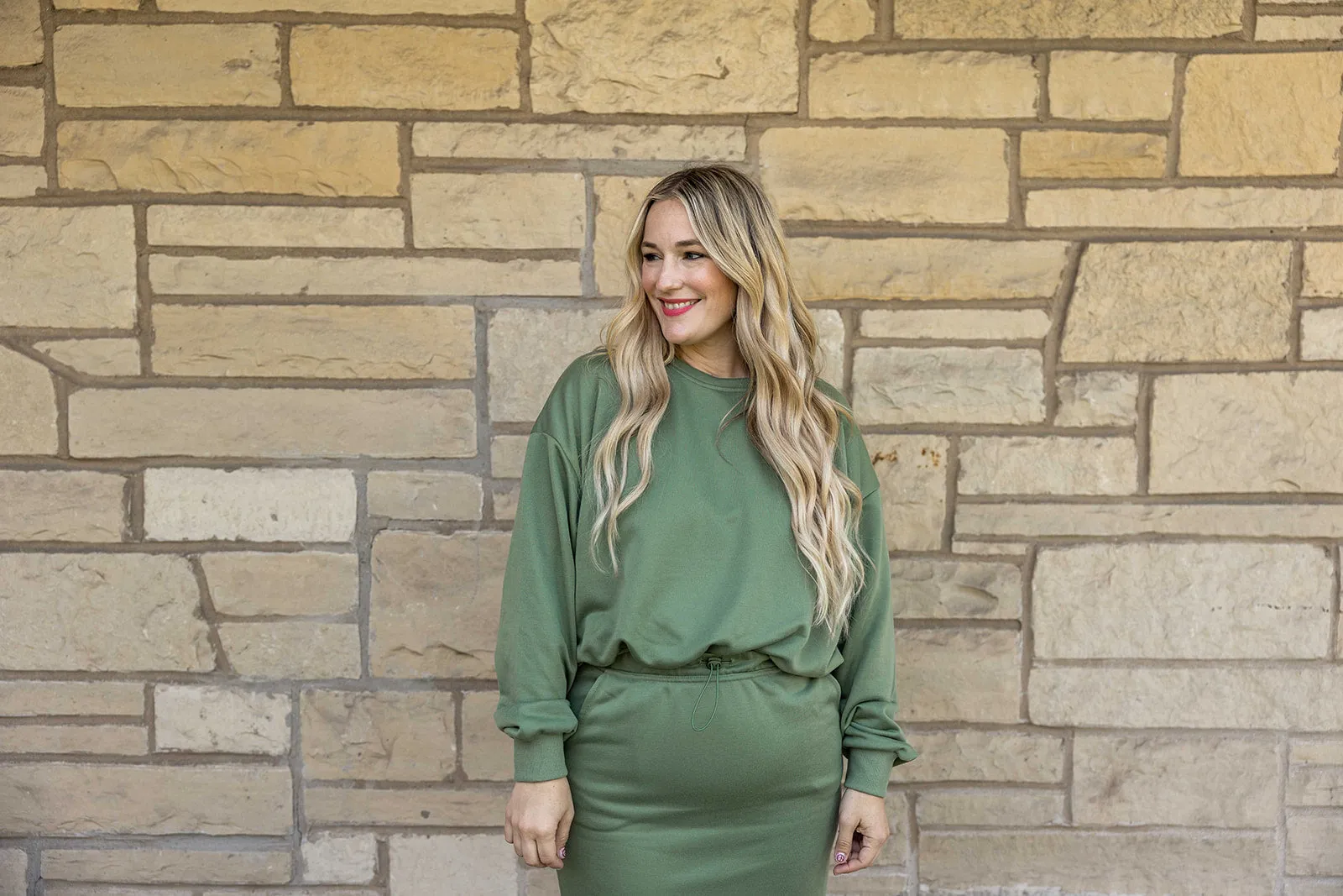 skylar top in pistachio